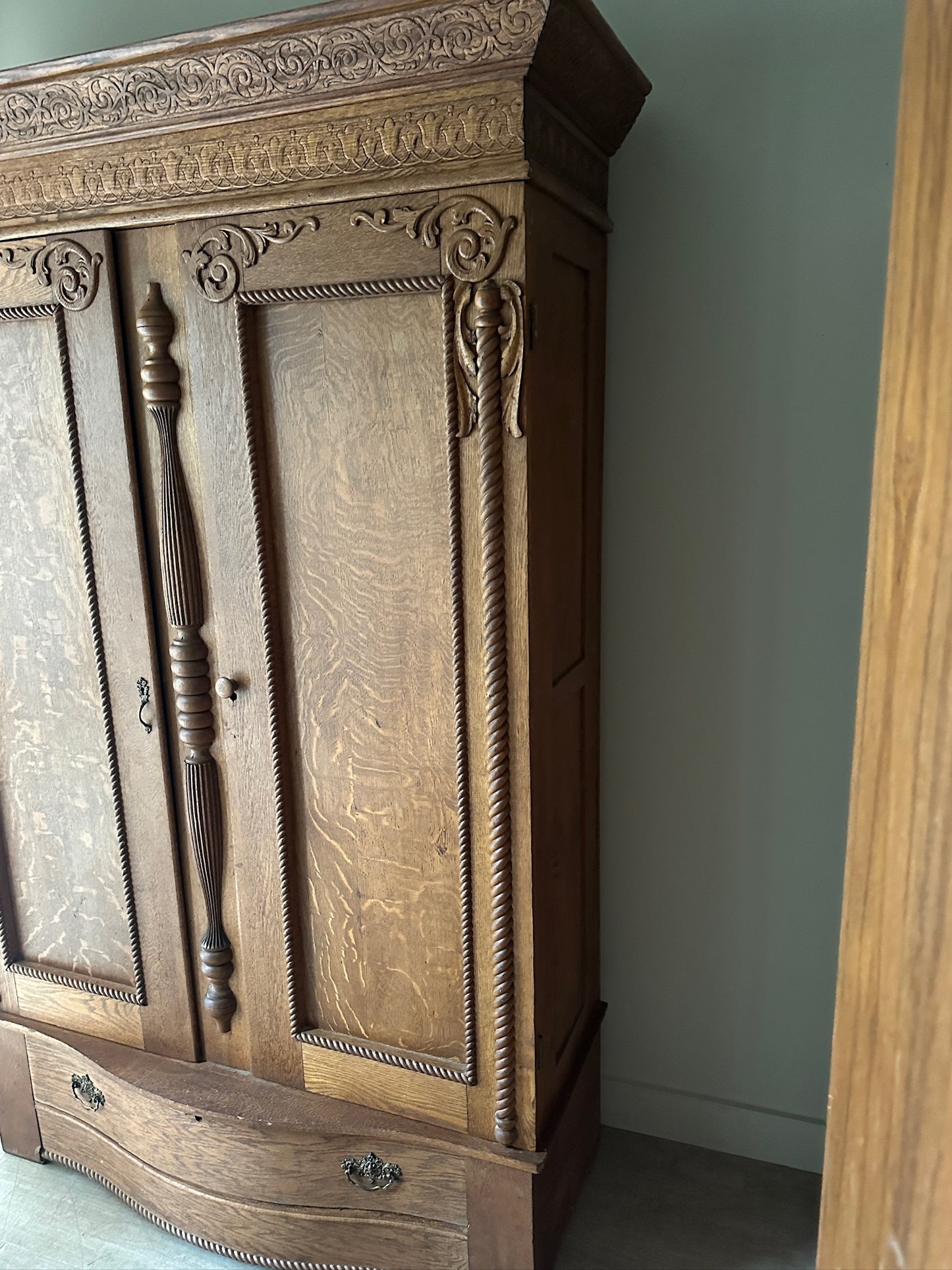 Oak armoire