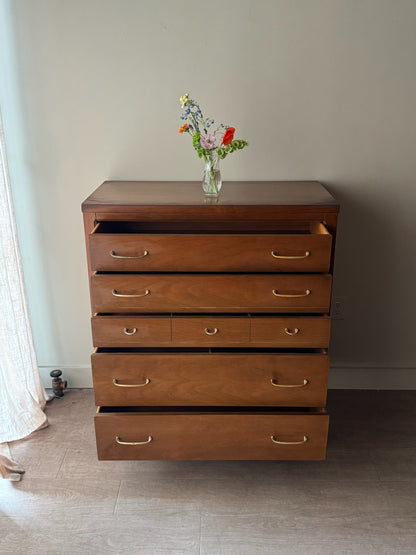 Walnut tallboy
