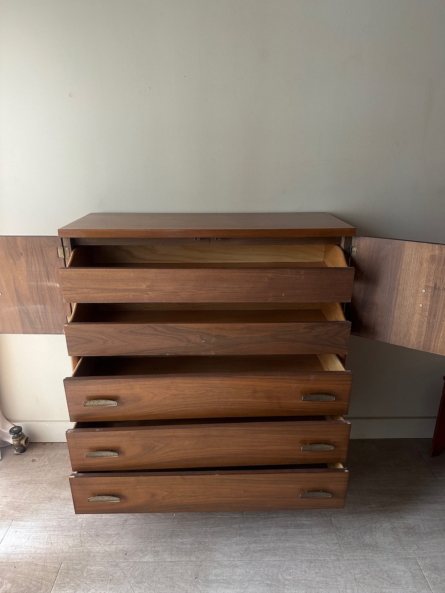 Walnut gentlemen’s dresser