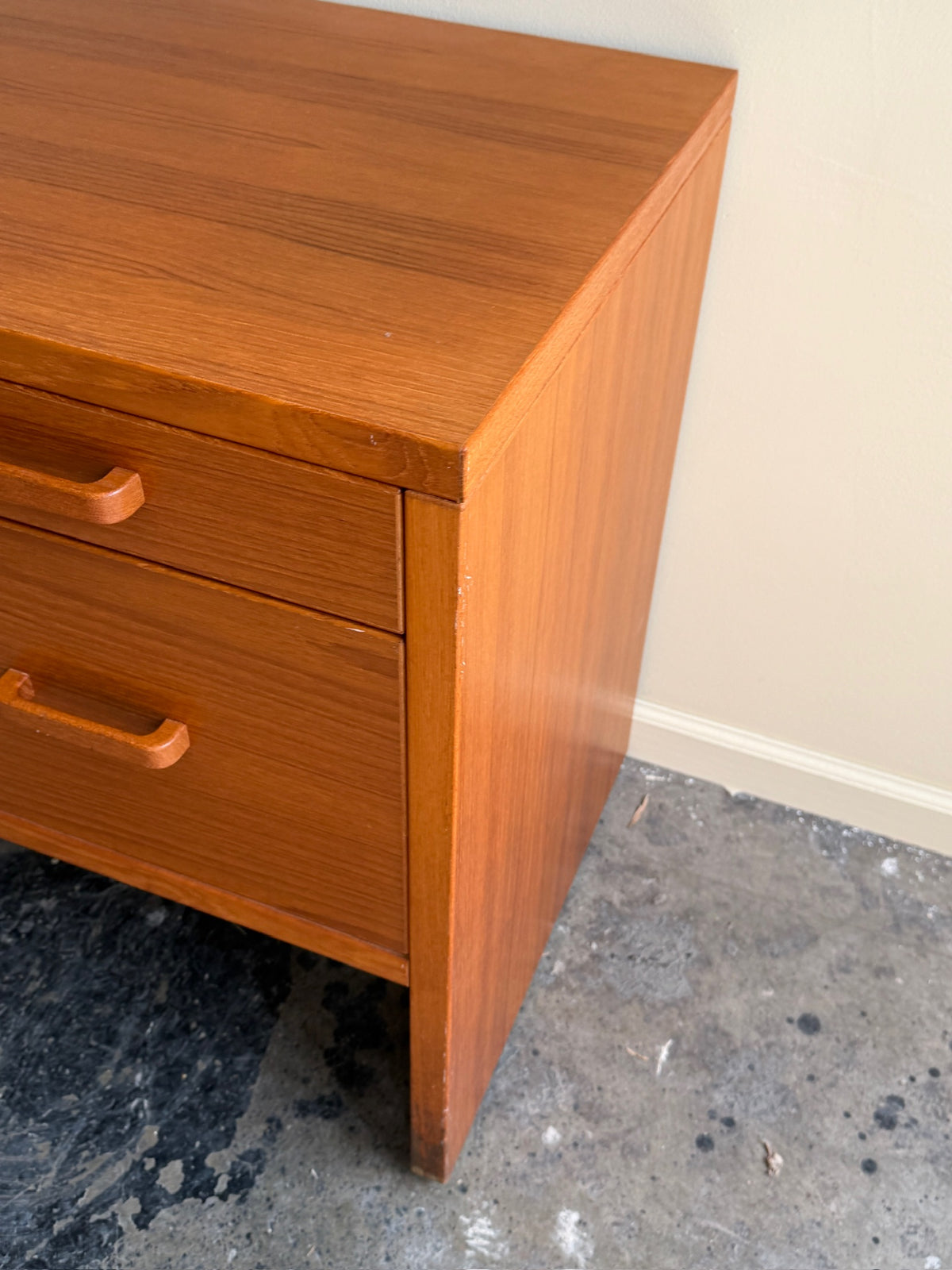Danish teak credenza