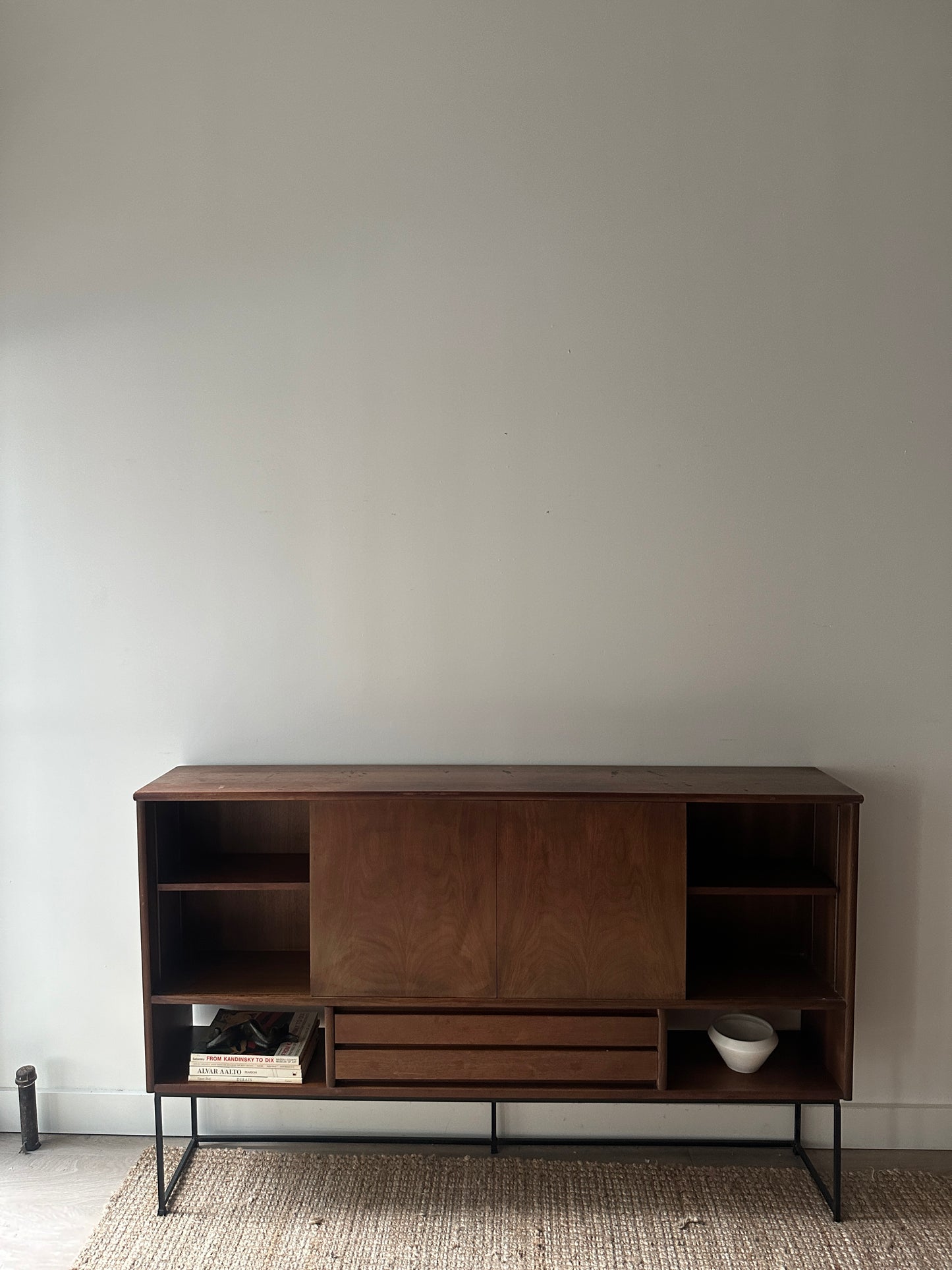 Walnut floor unit