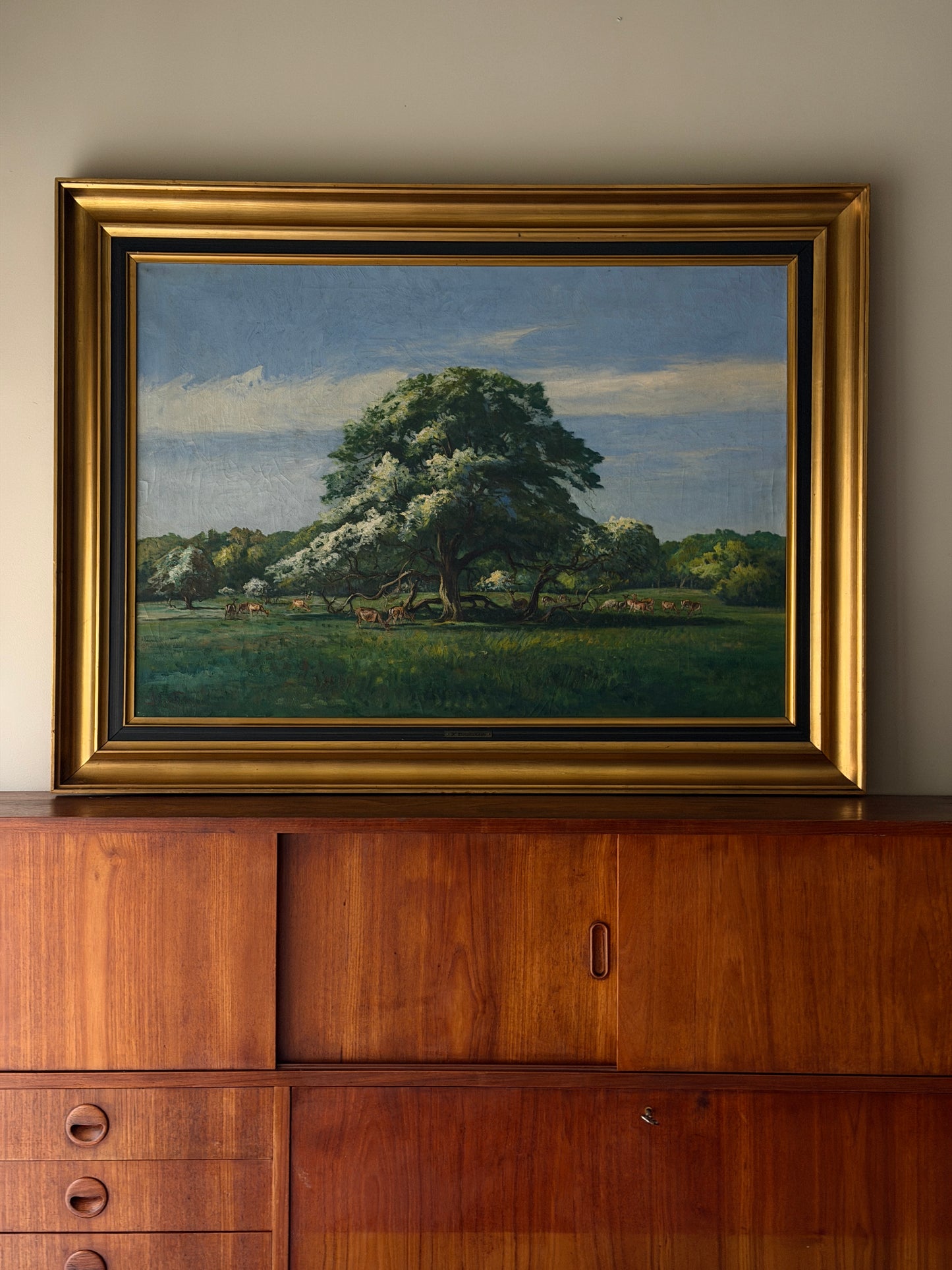 Oil on canvas. Signed N. Christiansen 1850-1922