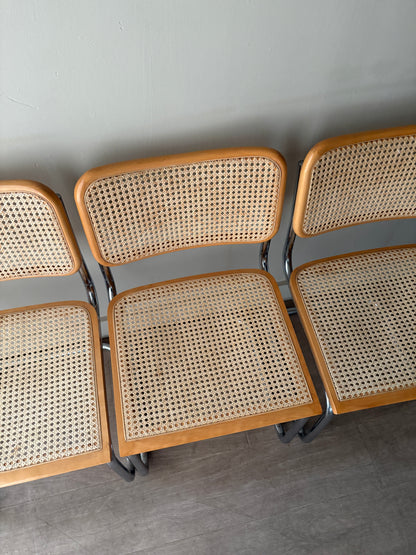 Cesca dining chairs. Sold individually.