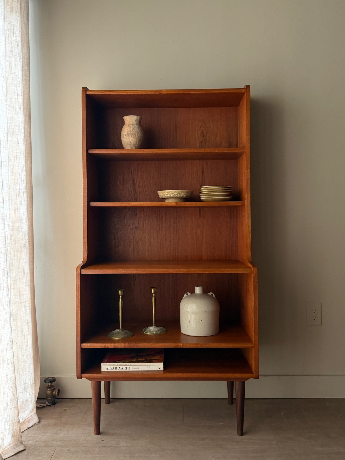 Erik Petersen Danish teak bookcase