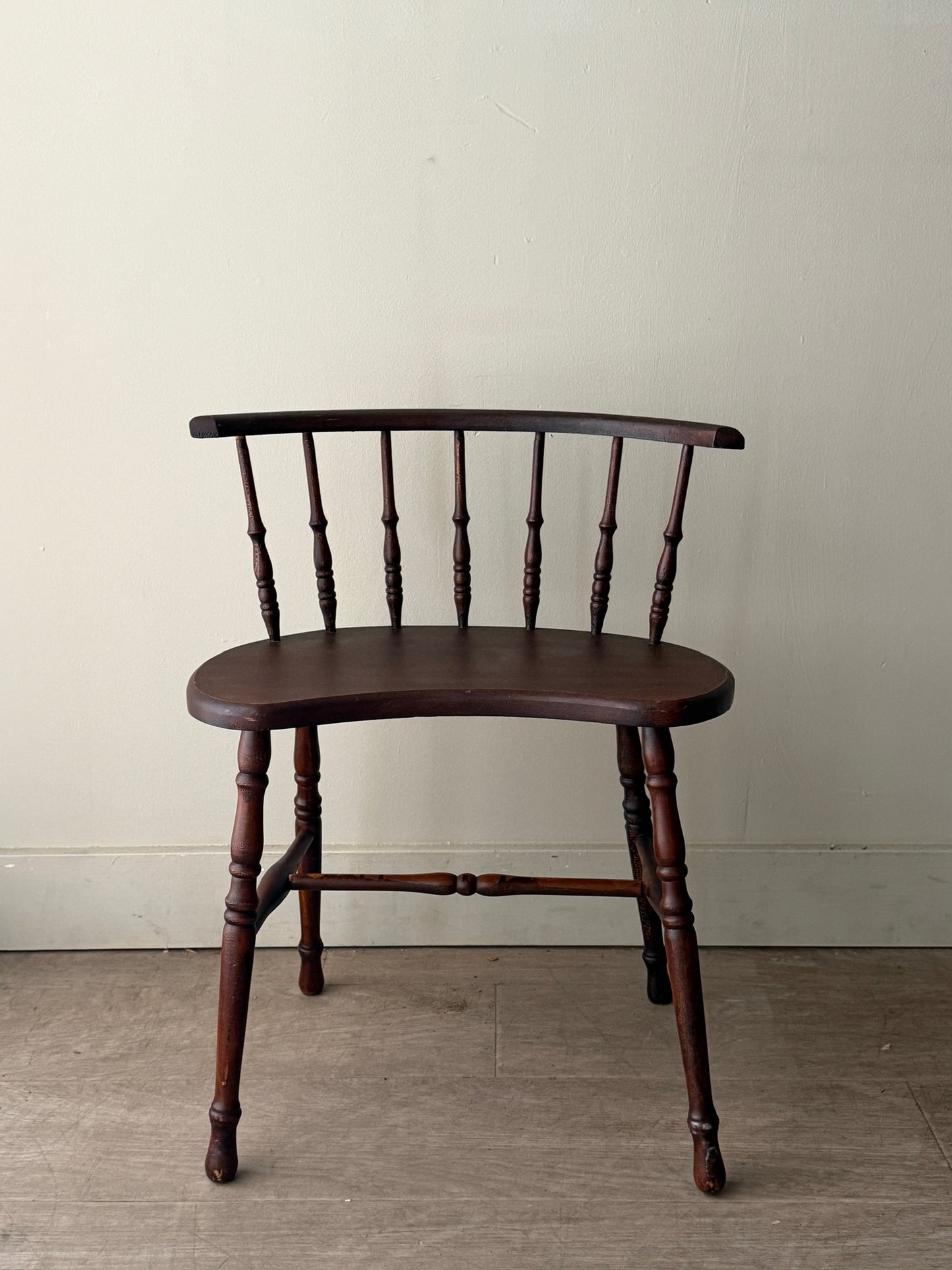 Mahogany vanity stool