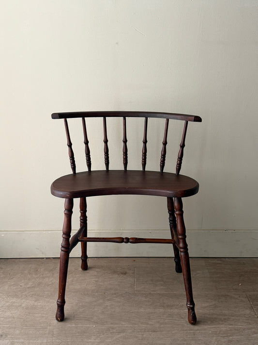 Mahogany vanity stool