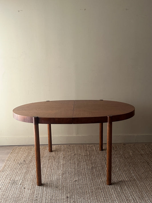 Walnut dining table with leaves