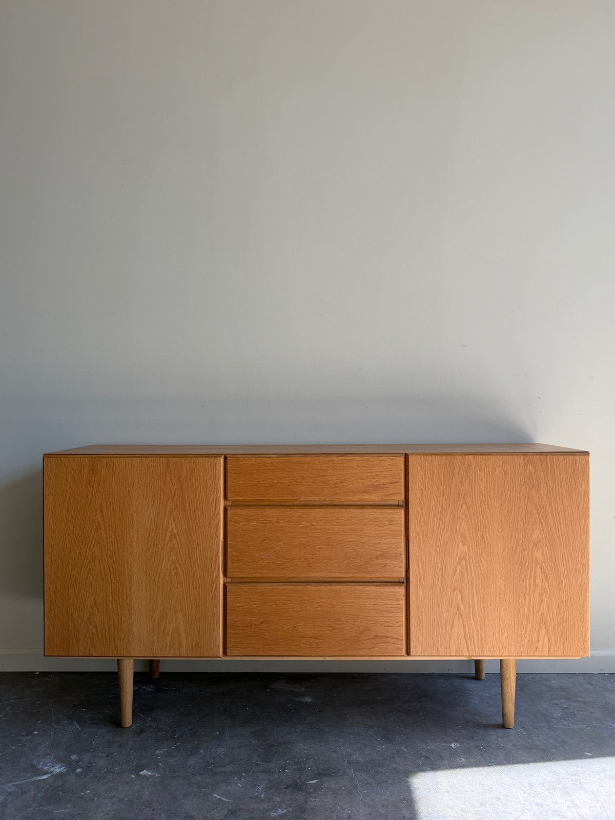 Oak credenza