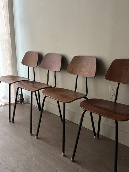 Ab Schaub “Tripas” Swedish teak chairs. Sold individually.