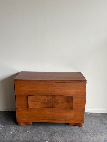 Walnut 3 drawer dresser