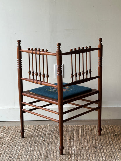 Stick and ball corner chair