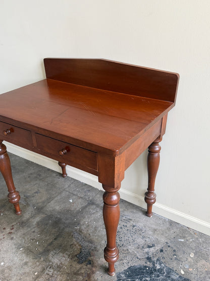Mid-Atlantic Sheraton cherry console table