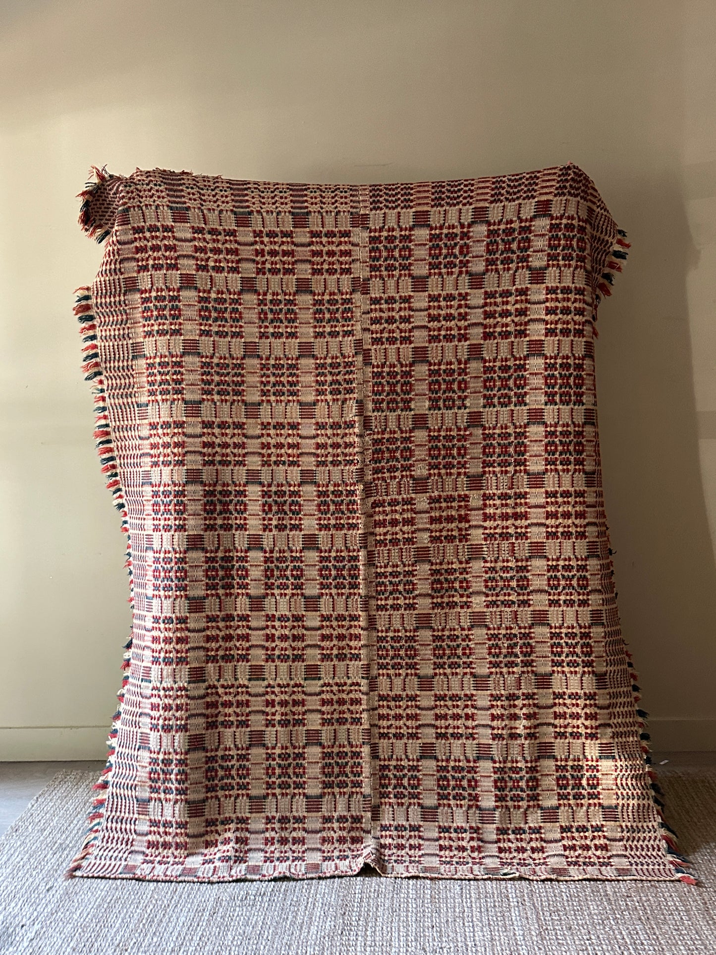 Wool coverlet