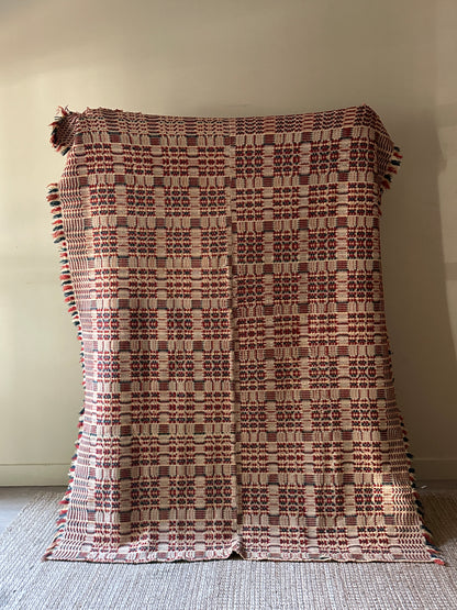 Wool coverlet