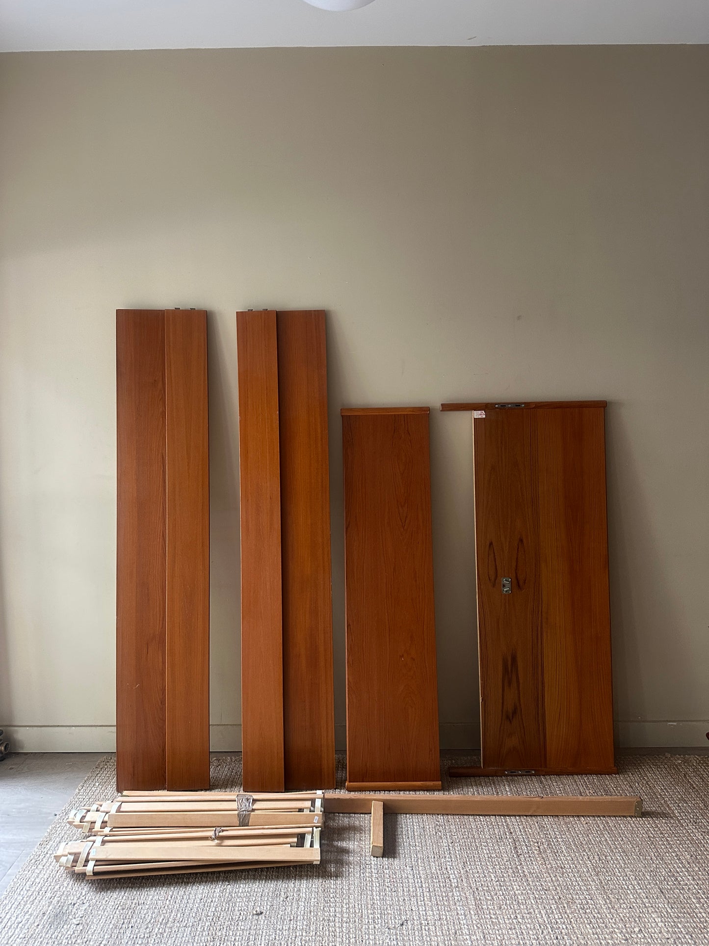 Danish teak queen bed