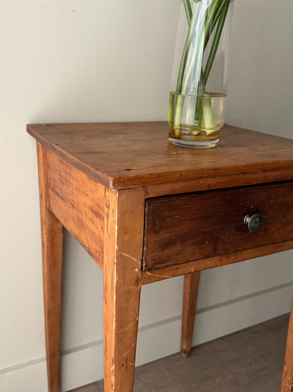 Federal pine side table