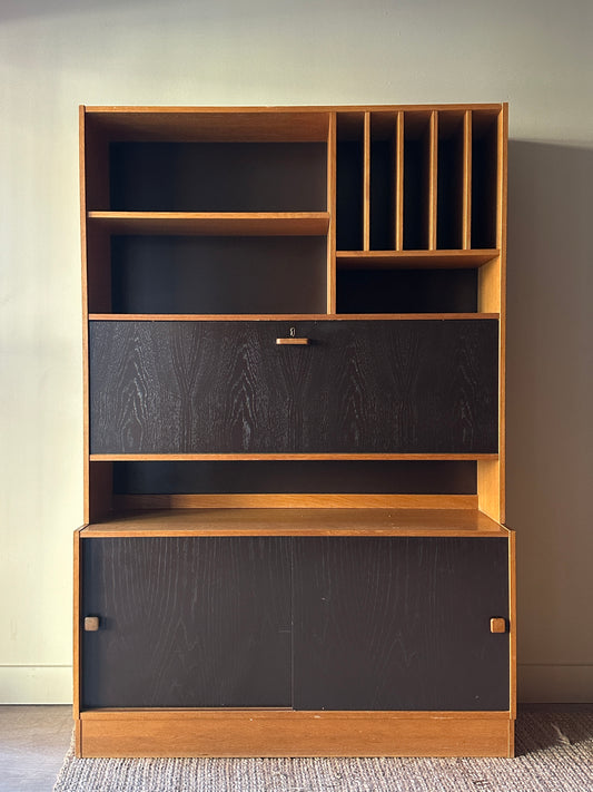 Danish two piece hutch
