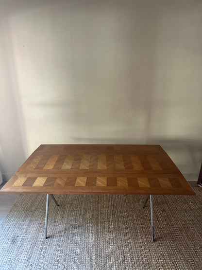 Oak Herringbone drop leaf