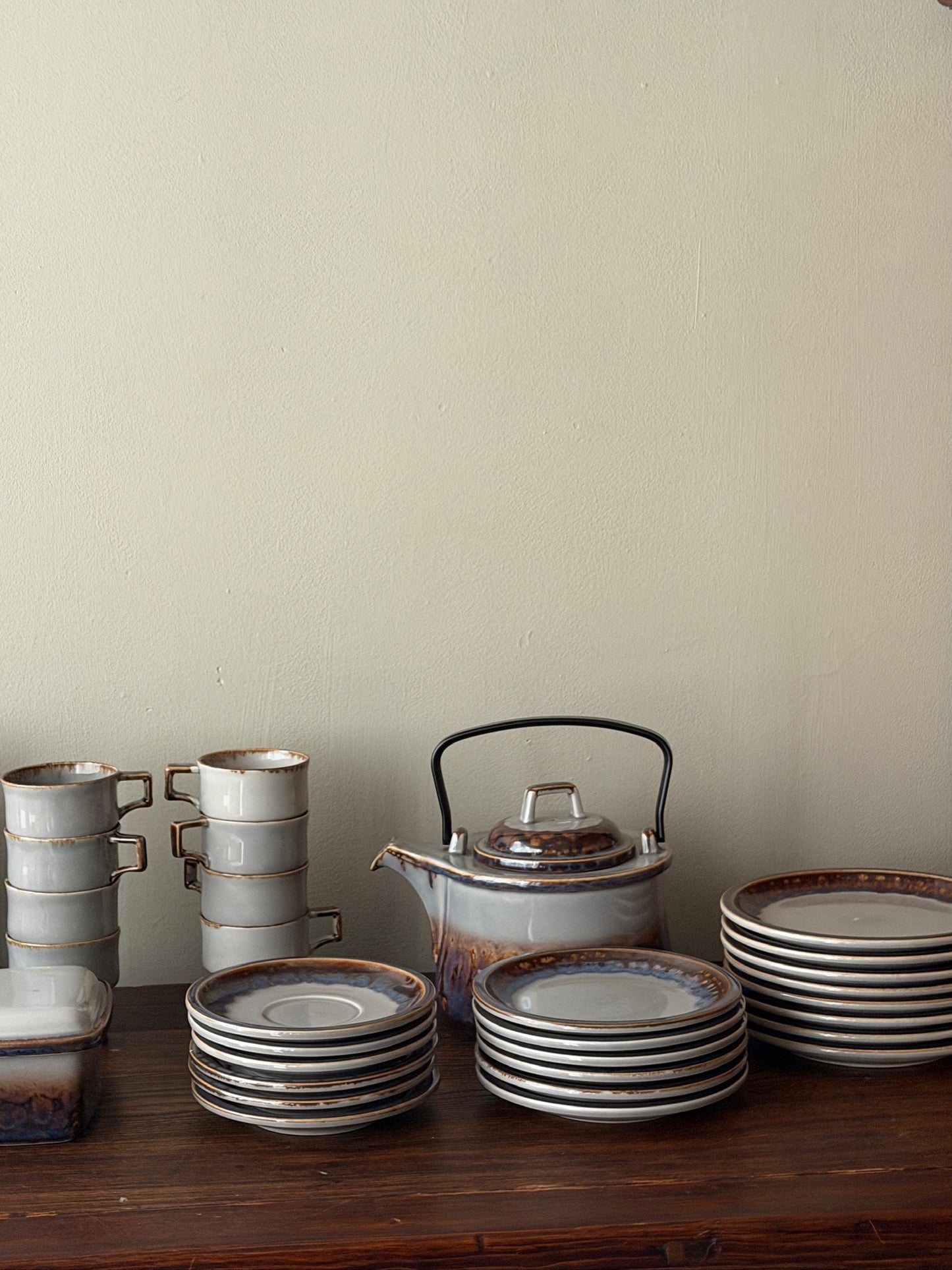 Jens Quistgaard for B&G stoneware ceramic tea service
