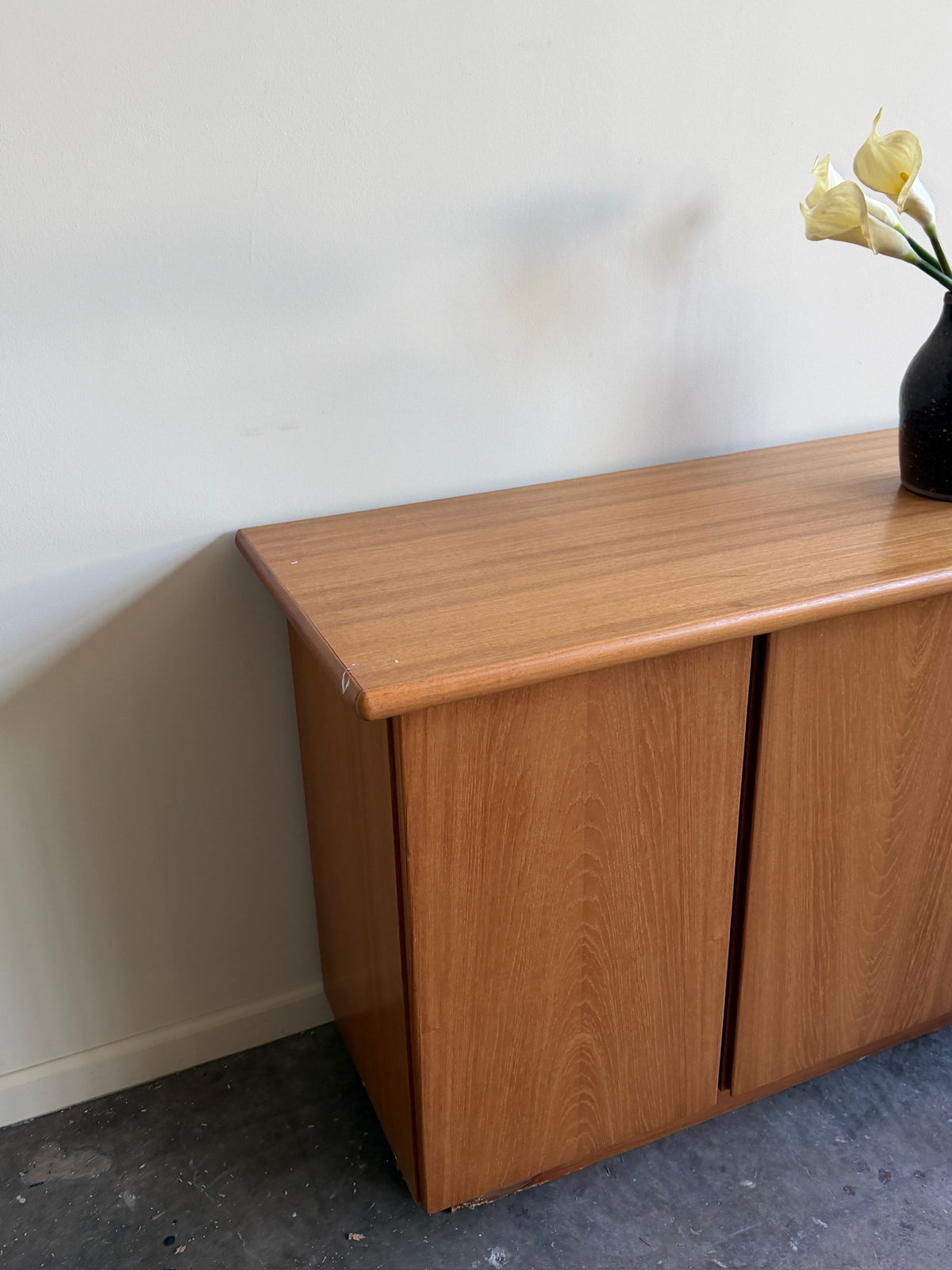 Scandinavian teak credenza
