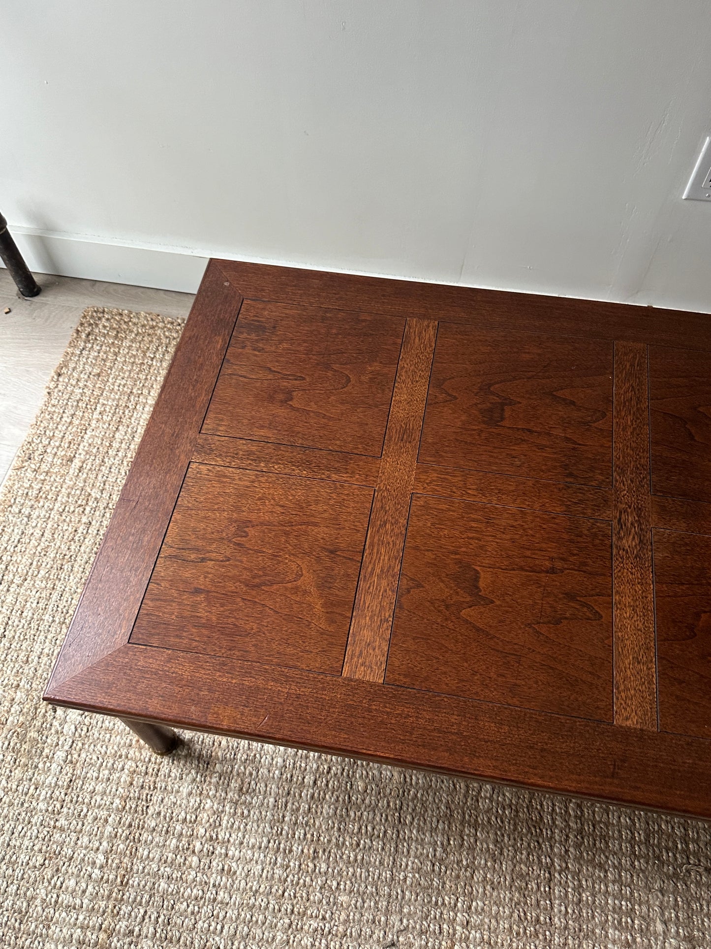 Walnut coffee table