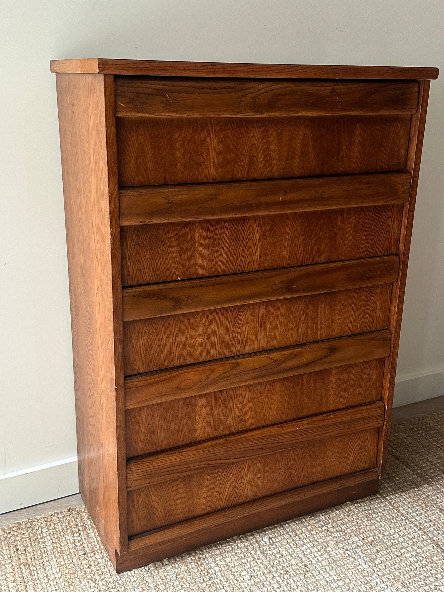 Oak tallboy