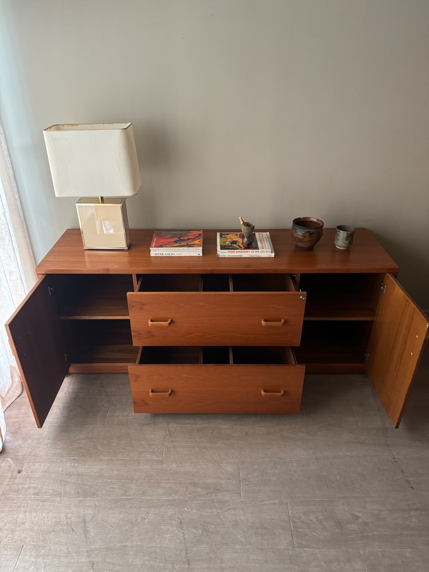 Teak credenza
