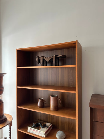 Teak shelves