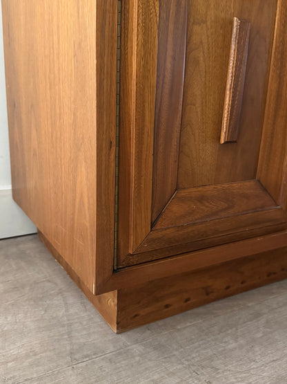 Walnut credenza
