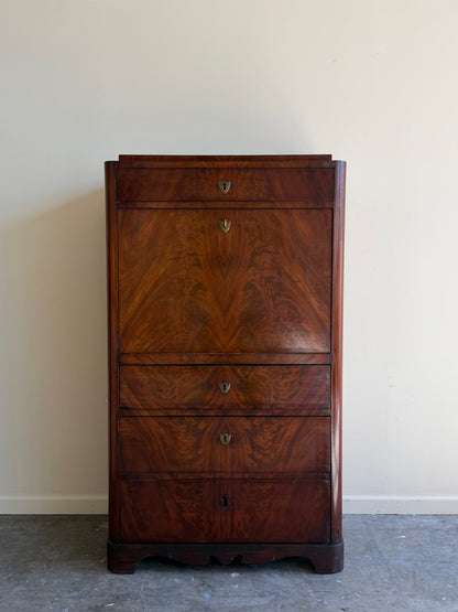 French Empire mahogany secretary desk