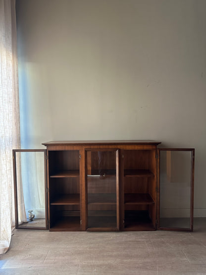 Walnut display case