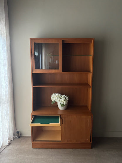 Hundevad Danish teak display hutch