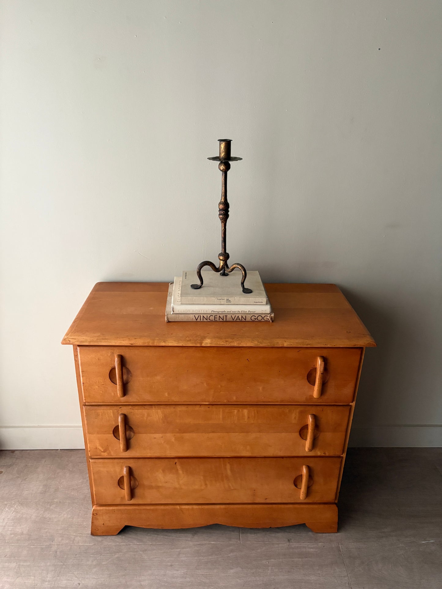 Maple 3 drawer dresser