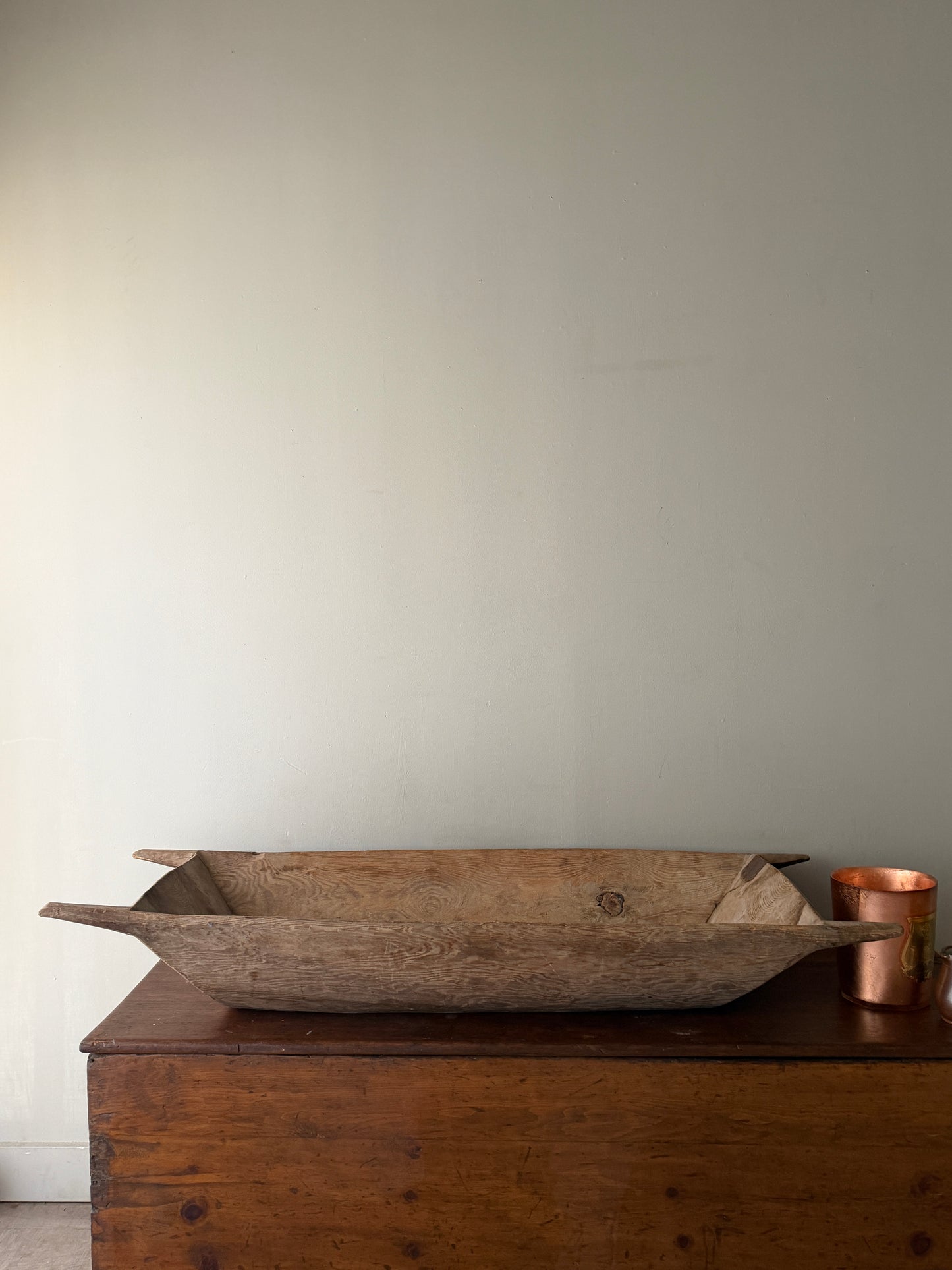Large pine trough