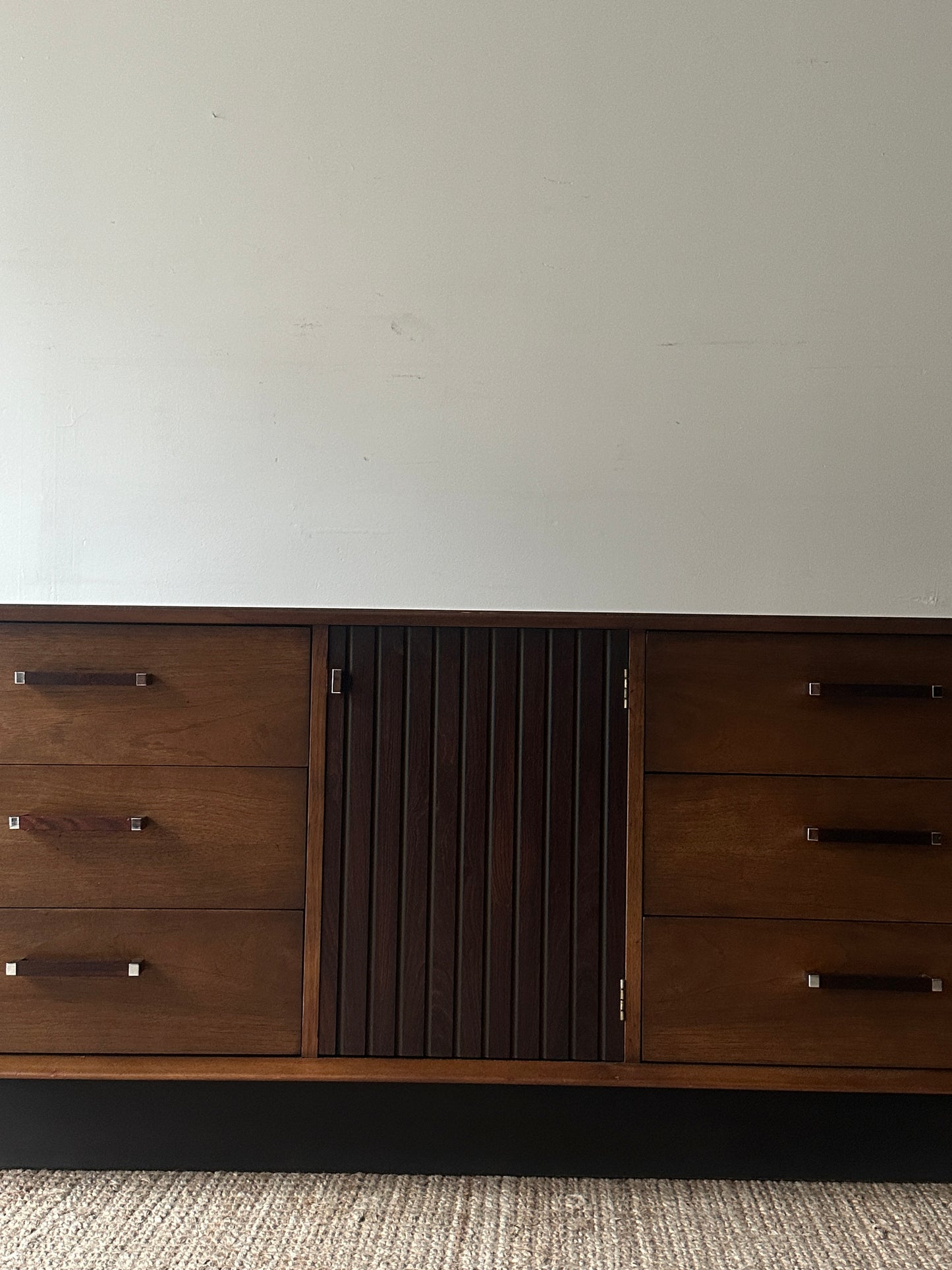 Lane walnut and rosewood dresser