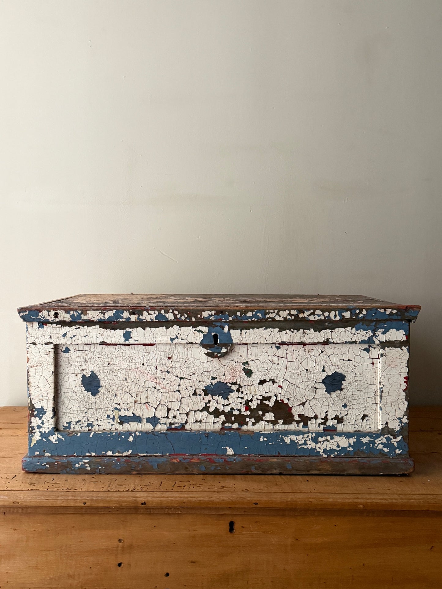 Small painted chest