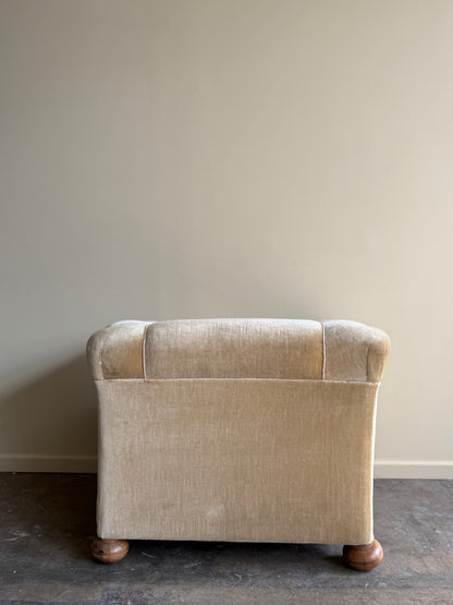 Dutch mohair lounge chair