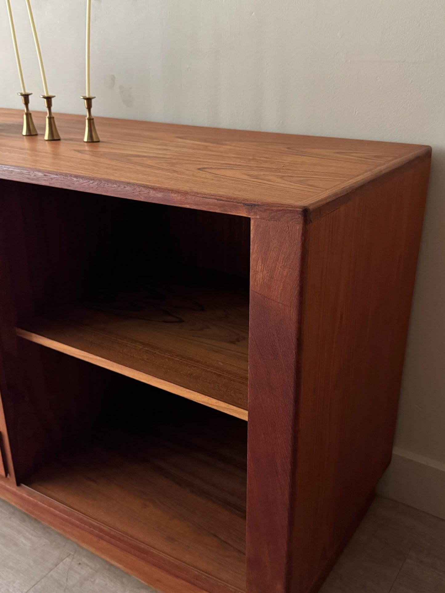 Danish teak credenza