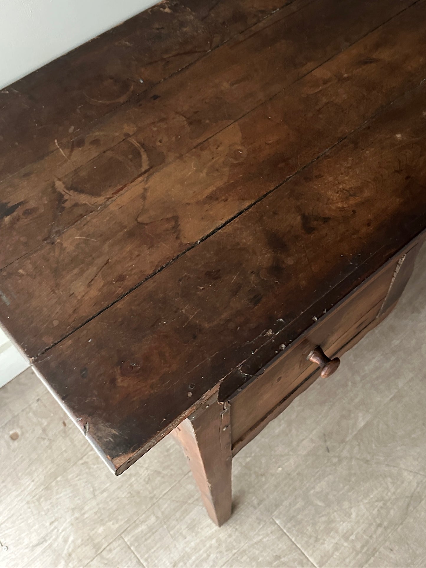 French Walnut Baker’s Table