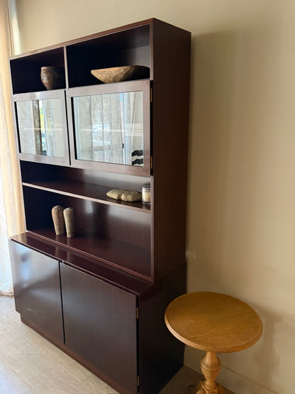 Gunni Omann Danish mahogany two piece hutch
