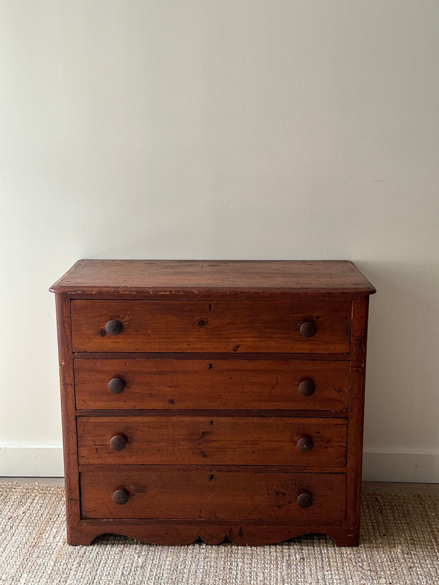 Dark pine dresser