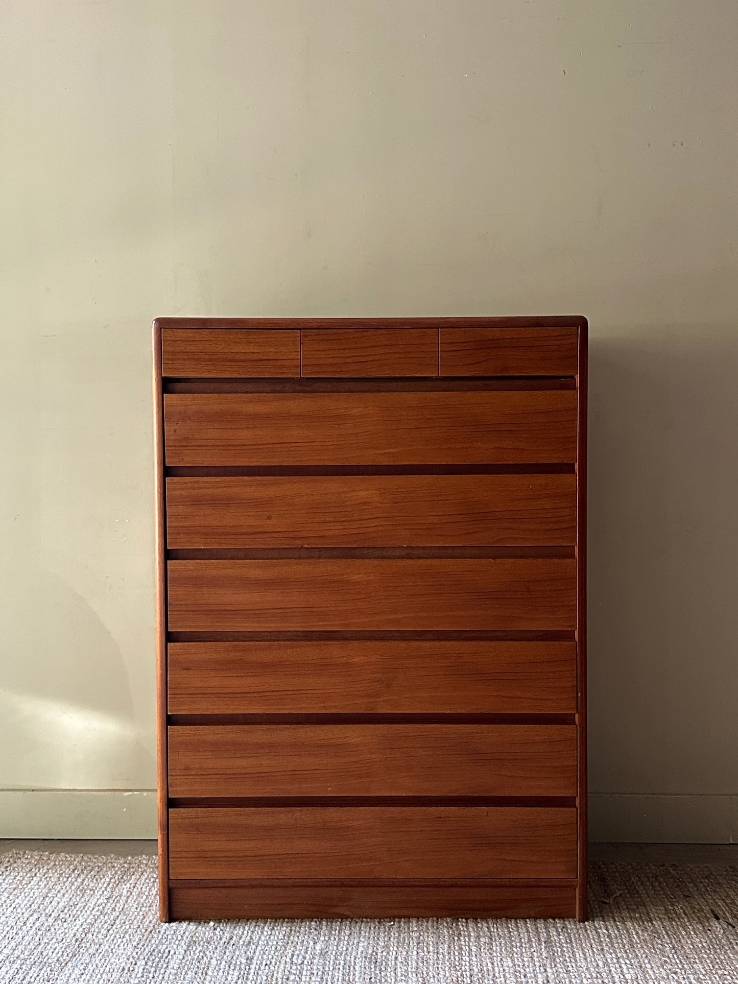 Teak dresser. As is.