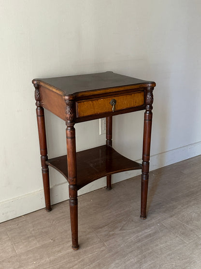 Two tier side table