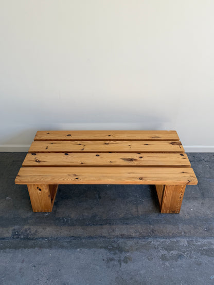 Pine coffee table