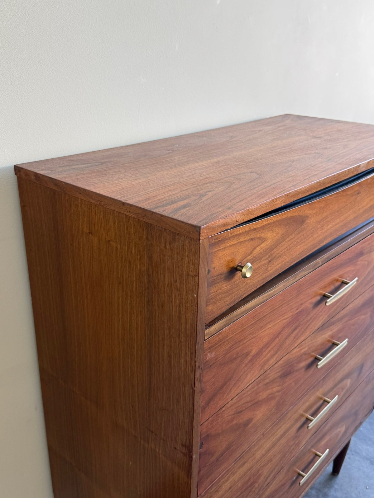Bassett walnut dresser