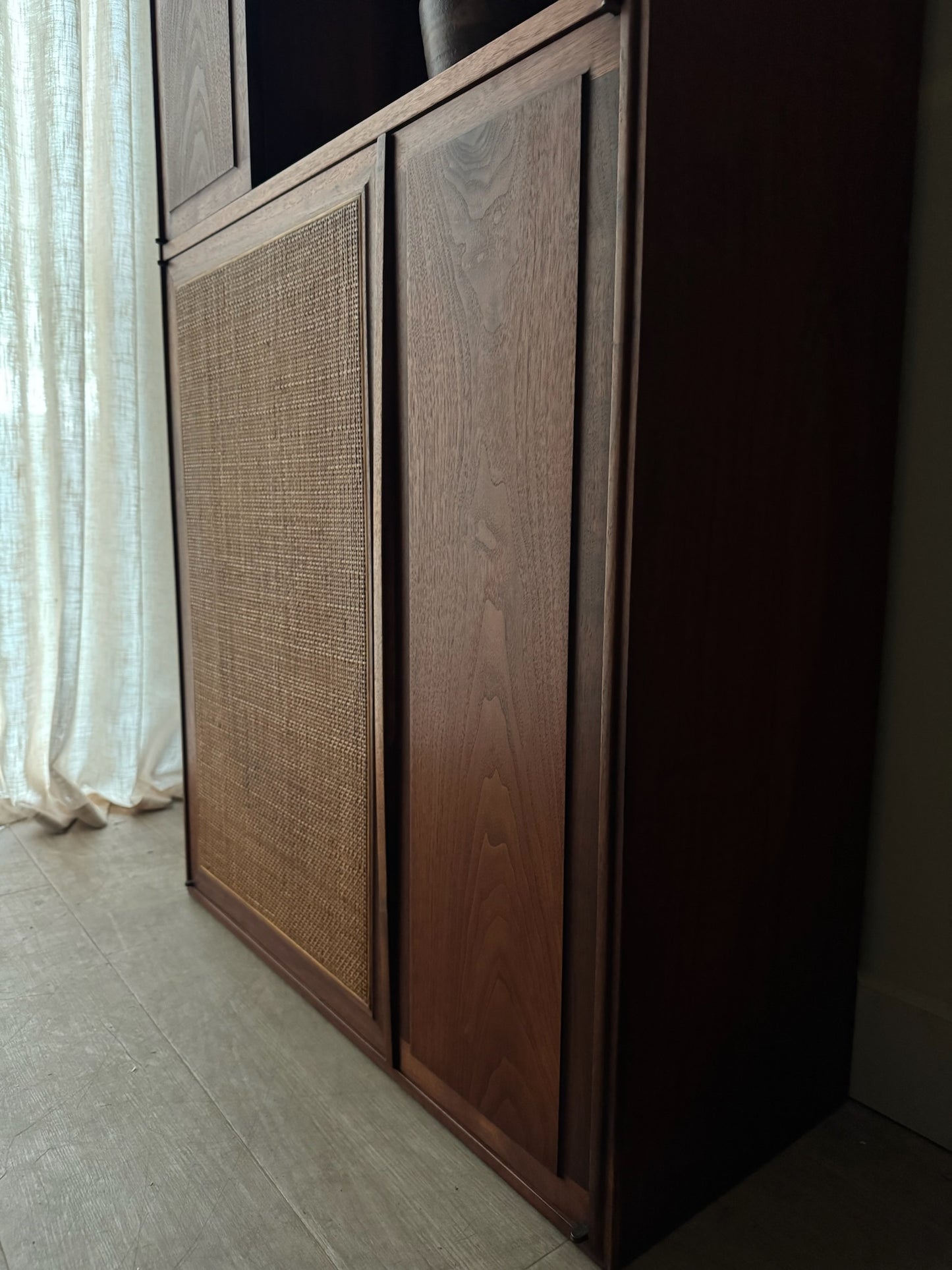 Jack Cartwright for Founders walnut cabinet