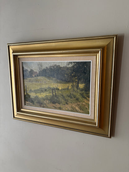 Landscape by Jorgen Brendekilde (1920-1993). Signed.