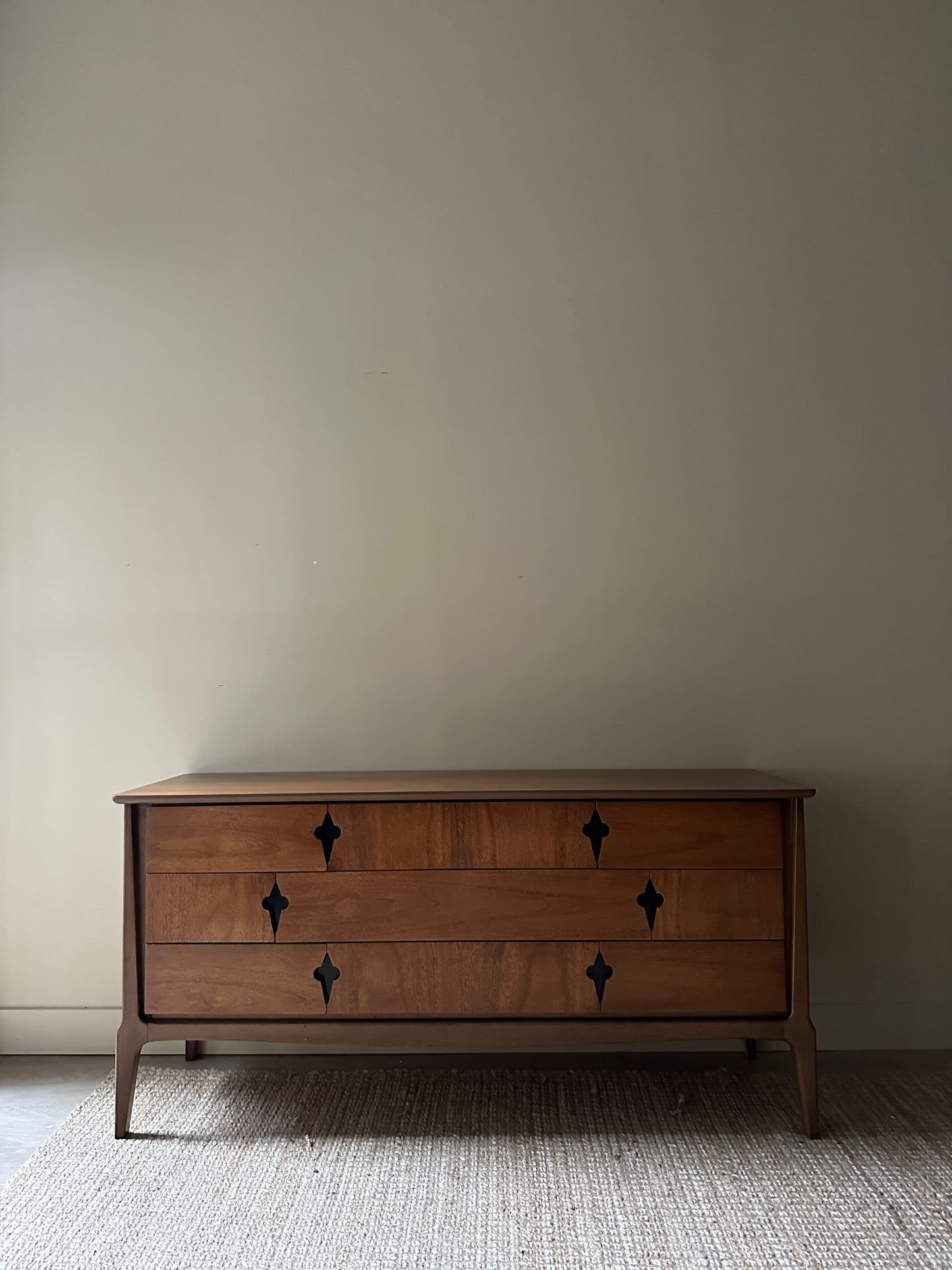 United walnut credenza