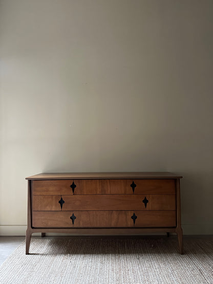 United walnut credenza