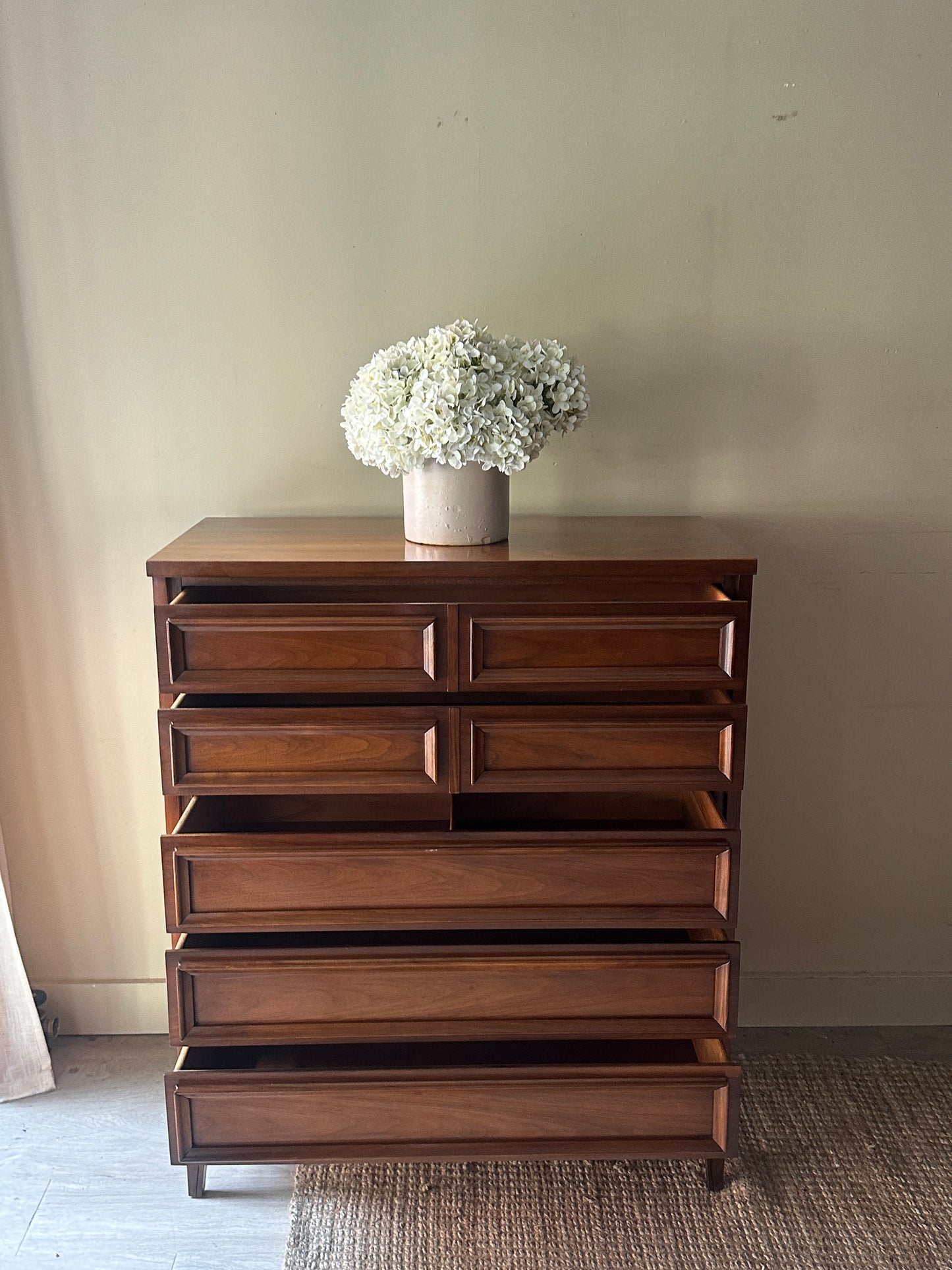 Dixie walnut tallboy